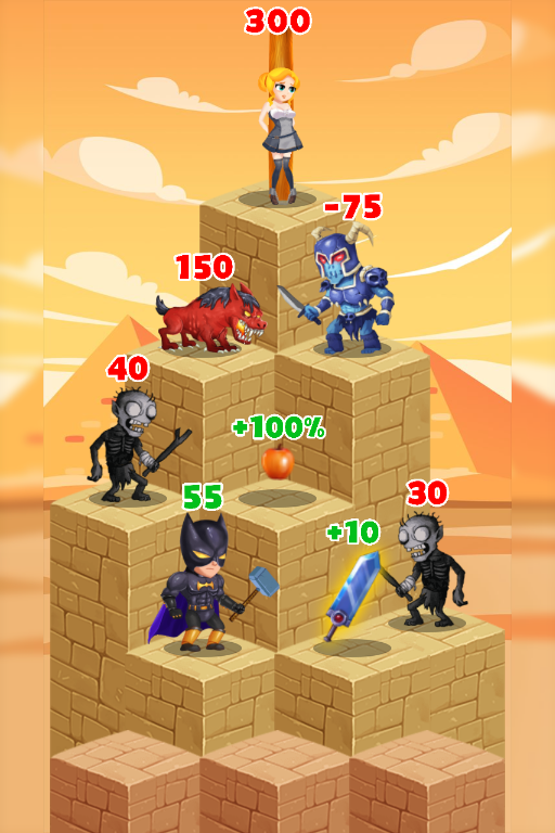 Hero Rescue playable puzzle scene
